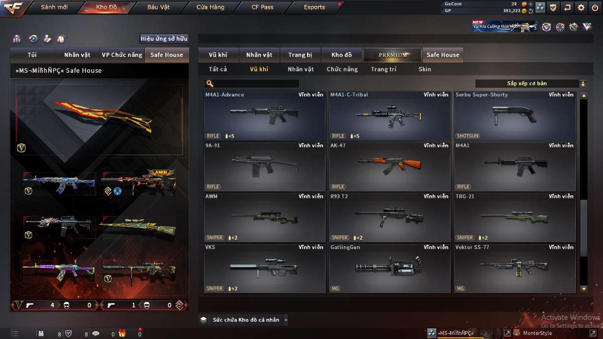 shop acc cf uy tin gia re